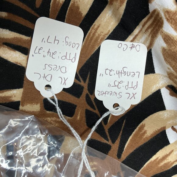 XL DRESS MIDI SLEEVELESS WITH SHRUG 2 FOR 1 PRICE DENIM&CO. A351582 - Picture 14 of 15